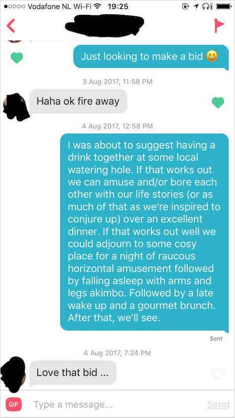 tinder pickup lines example 2