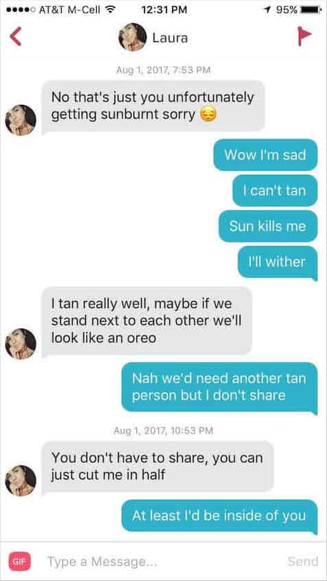 250+ Tinder Opening Lines: The Worst and Best Tinder Pick Up Lines