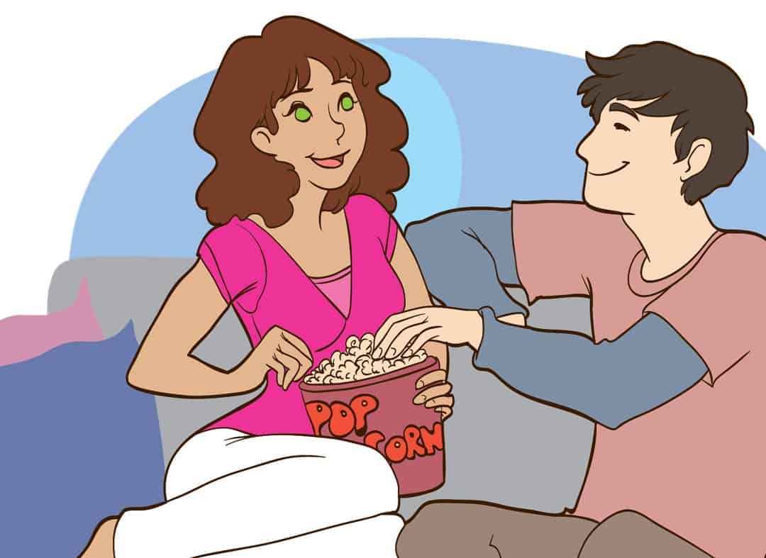 How to ask a Girl Over for a Movie Step 7
