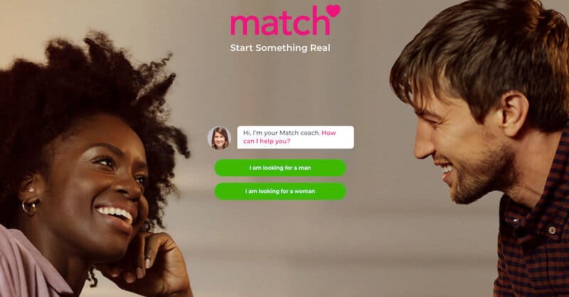 Match, a dating app like Tinder