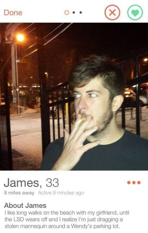 hilarious tinder profile