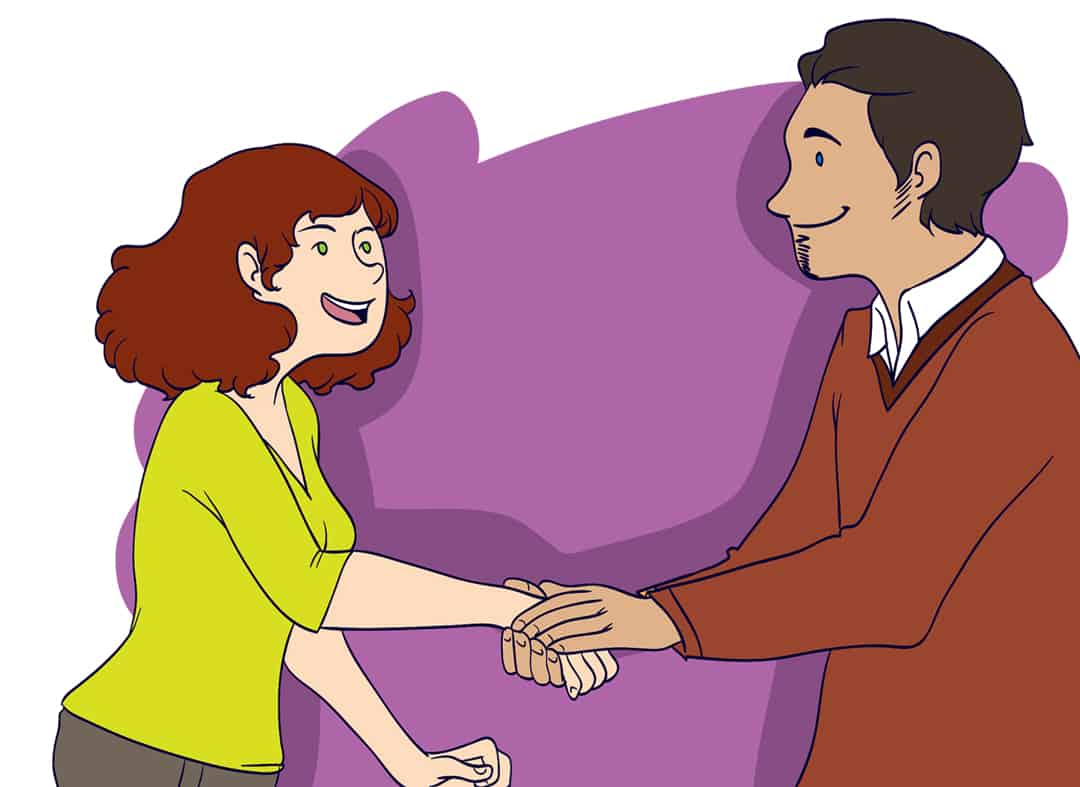 How to have a great handshake step 6