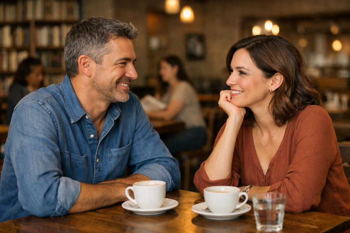 Body language flirting advice with confident body language and natural conversation