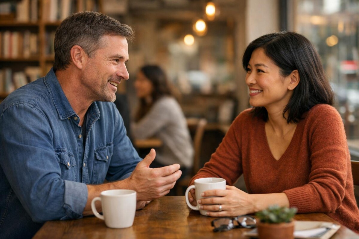 What to say after you say hello advice with confident body language and natural conversation