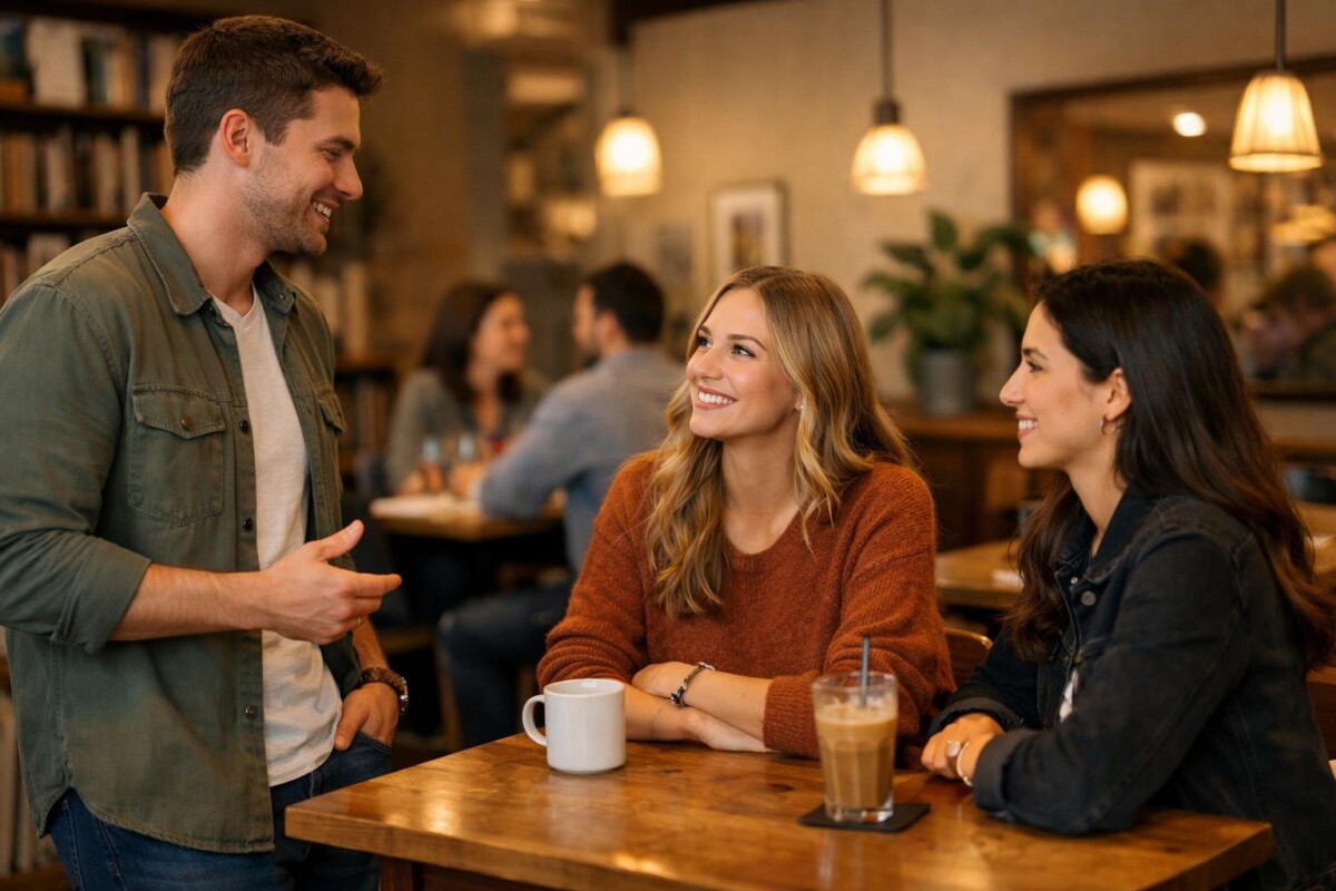 How to approach a group of girls advice with confident body language and natural conversation