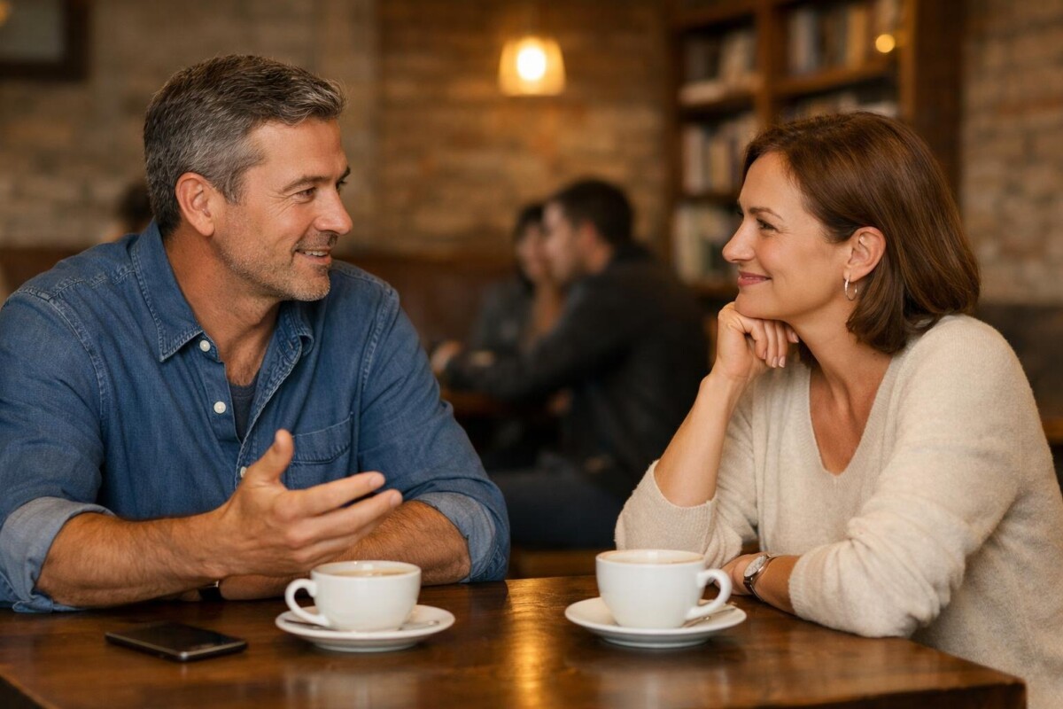 Never run out of things to say advice with confident body language and natural conversation