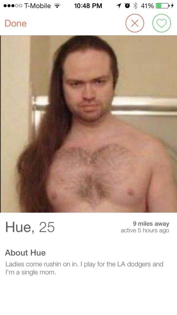 tinder impresionante