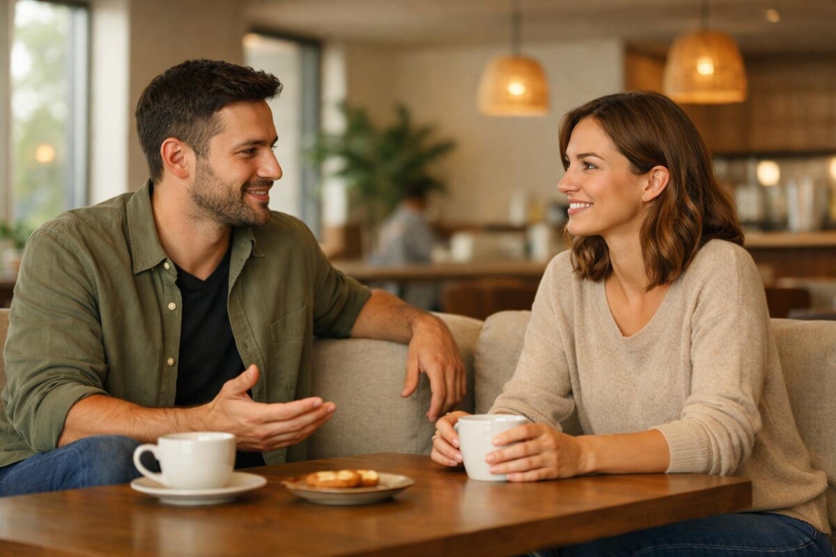 Art of seduction as respectful social conversation with open body language